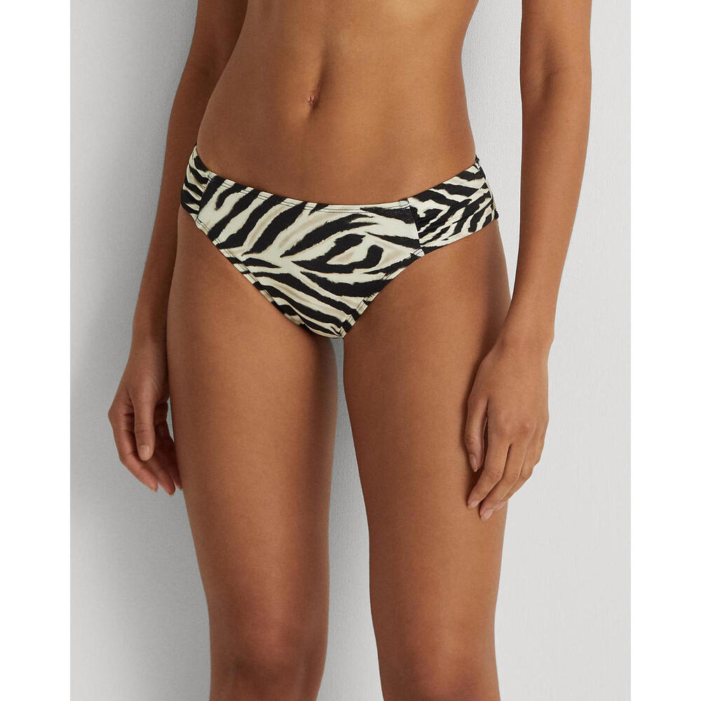 Lauren Ralph Lauren Zebra-Print Hipster Bikini Bottom size 6